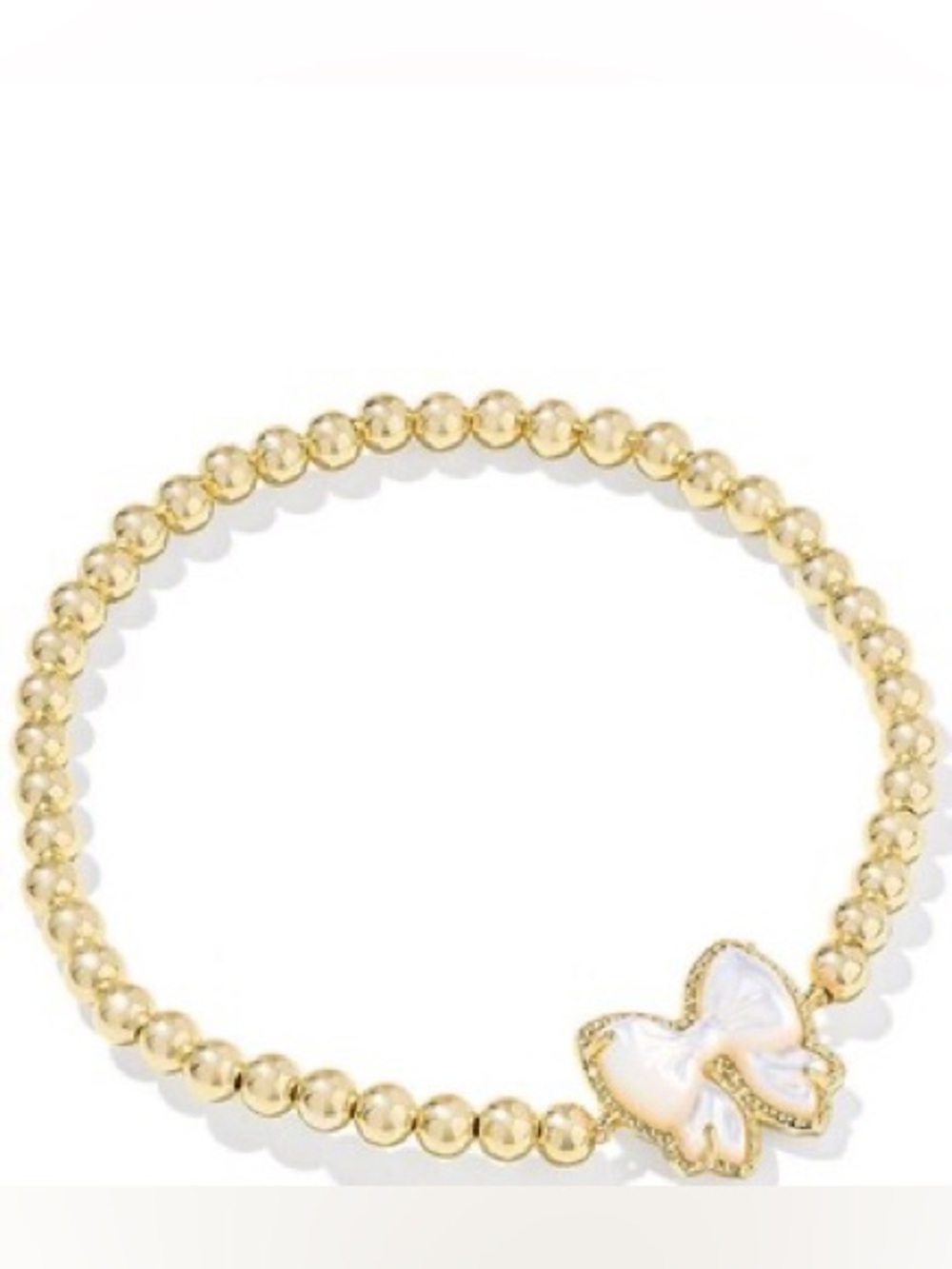 Kendra Scott Haley Bow Pearl Stretch Bracelet‎ NEW